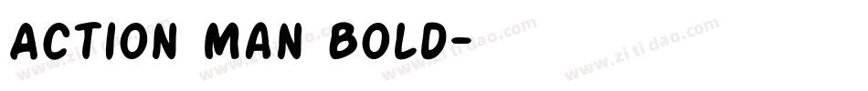 Action Man Bold字体转换